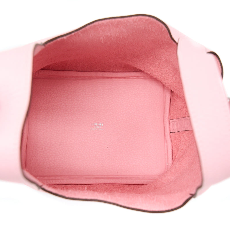 Hermes Picotin 18 Lock Bag 3Q Rose Sakura SHW Stamp Z