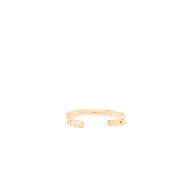 Cartier Size 16 Love Cuff Bracelet Rose Gold
