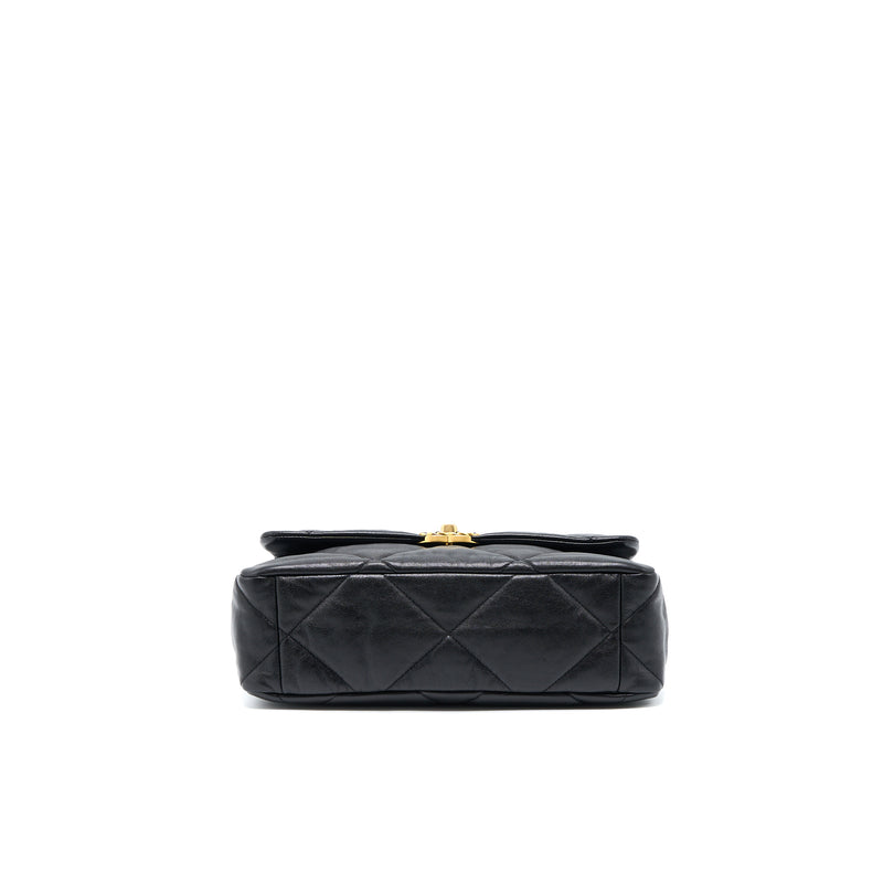 Chanel Medium 19 Bag Goatskin Black Multicolour Hardware
