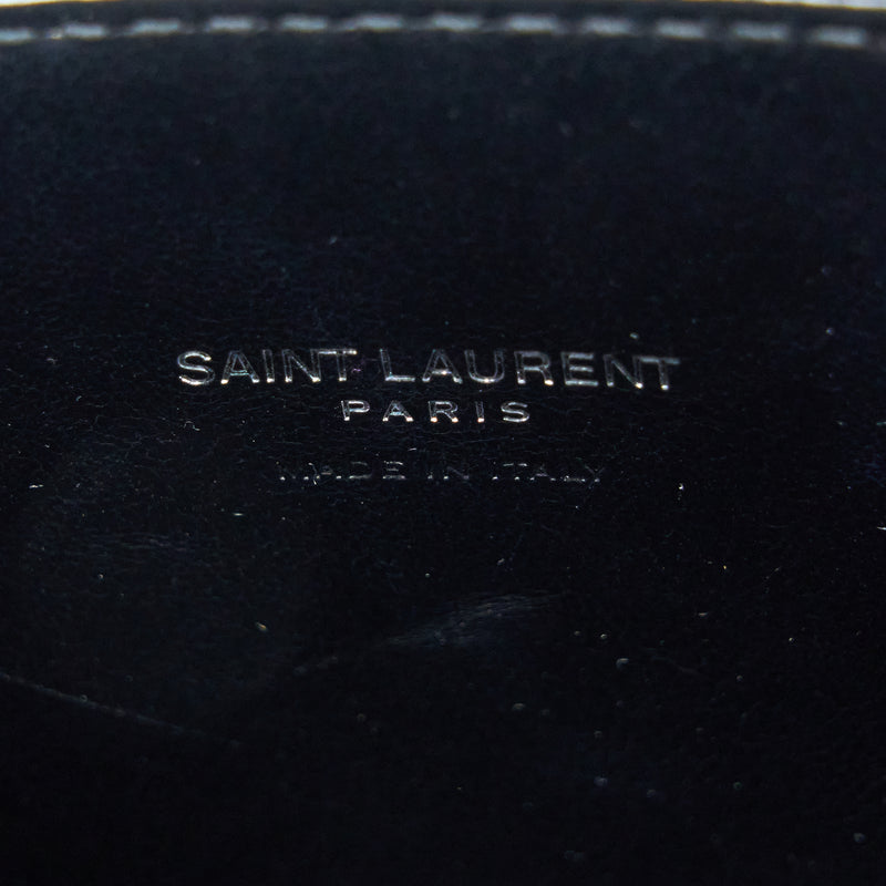 Saint Laurent/YSL Sac De Jour Nano Croc Embossed Black SHW