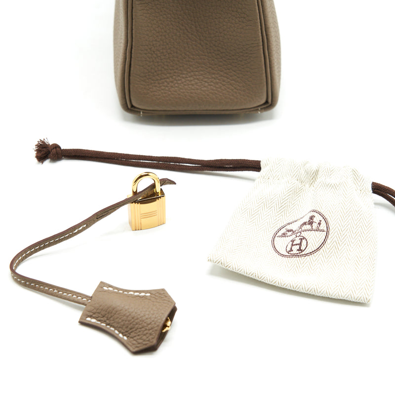 Hermes Kelly 25 Togo Etoupe GHW stamp Z