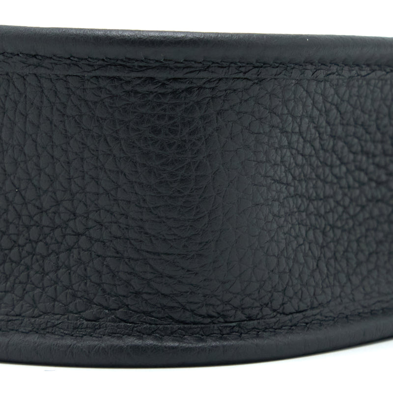 Hermes Mini Evelyne Clemence Black GHW Stamp U