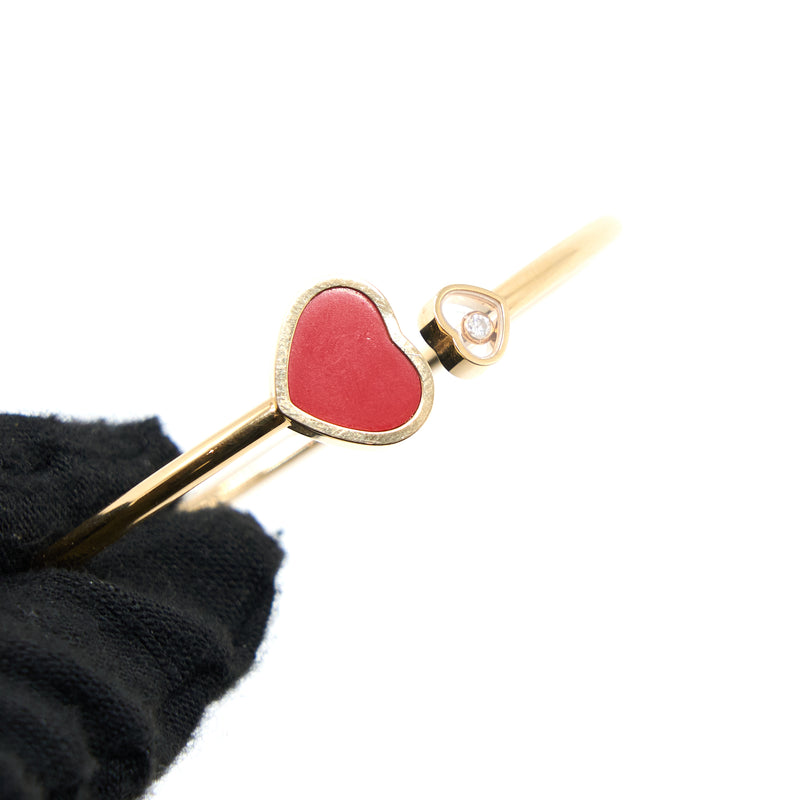 Chopard Happy Hearts Bracelets Rose Gold Diamonds