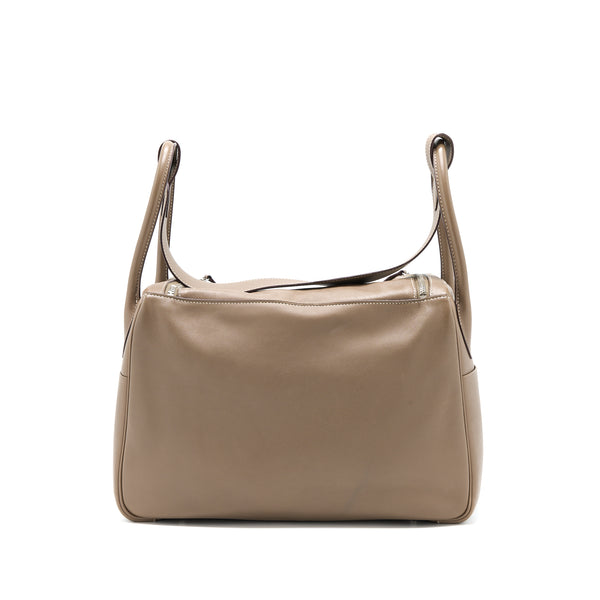 Hermes Lindy 34 Swift Etoupe SHW Stamp Square K