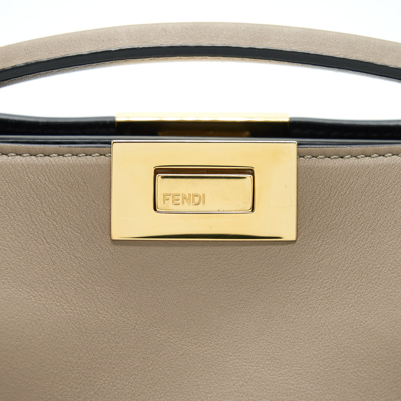 Fendi Peekaboo Bag Light Grey GHW