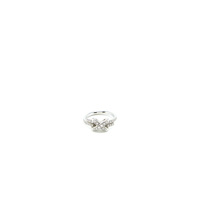 Chaumet Size 50 Jeux De Liens Ring White Gold With Diamonds