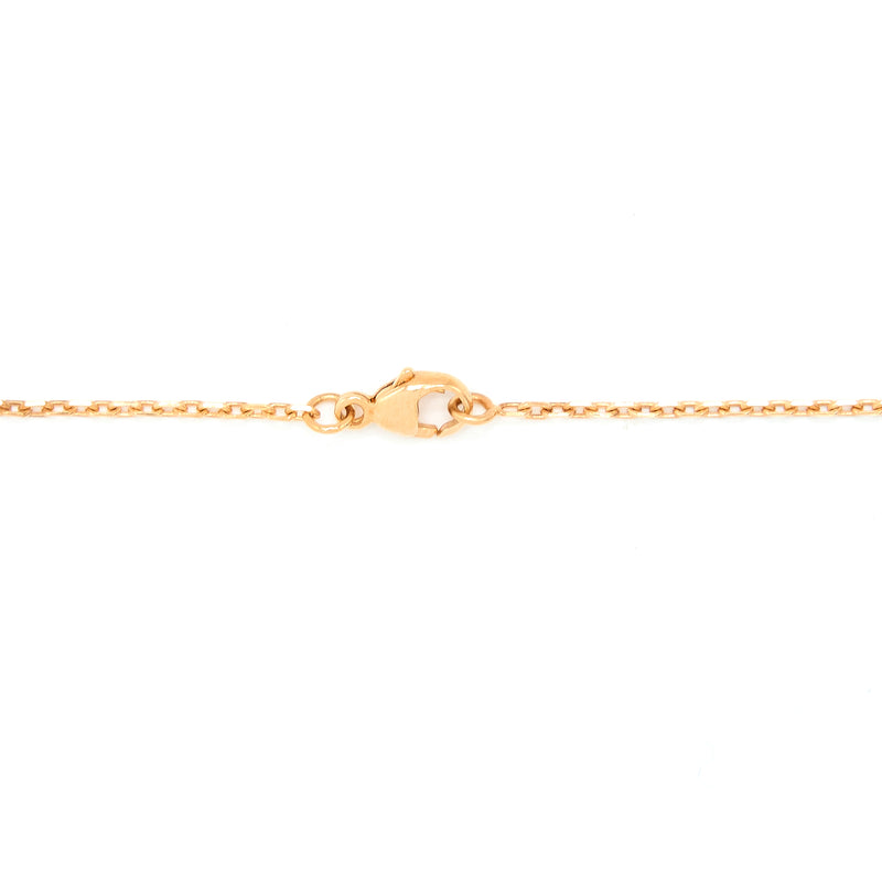 Hermes Mini Pop H Pendent Black Rose Gold Tone
