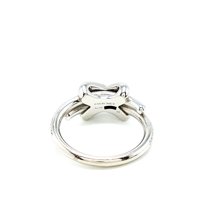 Chaumet Size 50 Jeux De Liens Ring White Gold With Diamonds