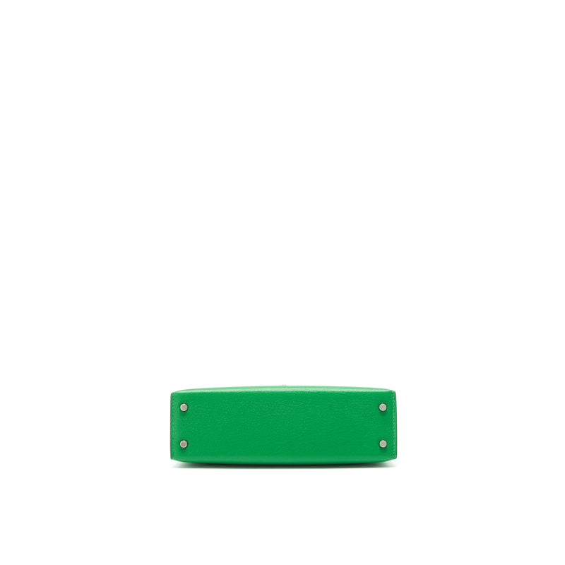 Hermes Mini Kelly 20cm Chevre 1K Bambou SHW Stamp Y