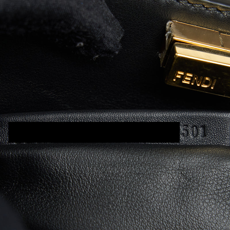 Fendi Peekaboo Bag Light Grey GHW