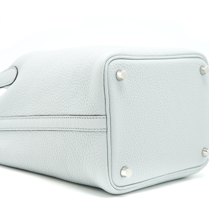Hermes picotin 18 lock bag Blue Pale SHW Stamp Z