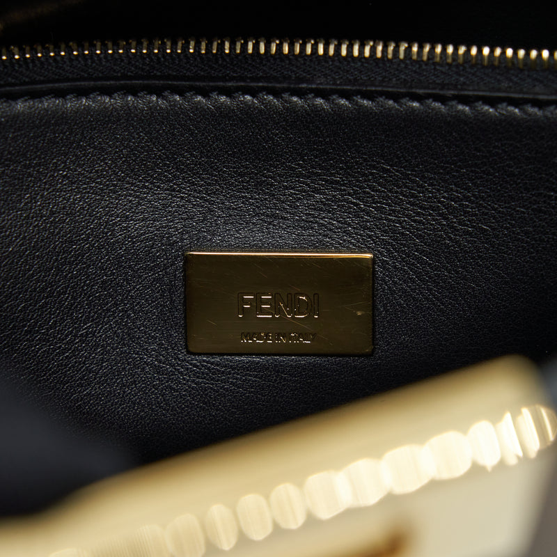 Fendi Peekaboo Bag Light Grey GHW