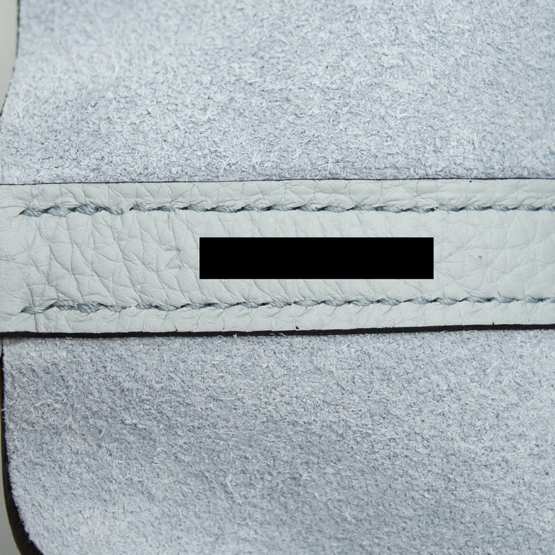 Hermes picotin 18 lock bag Blue Pale SHW Stamp Z