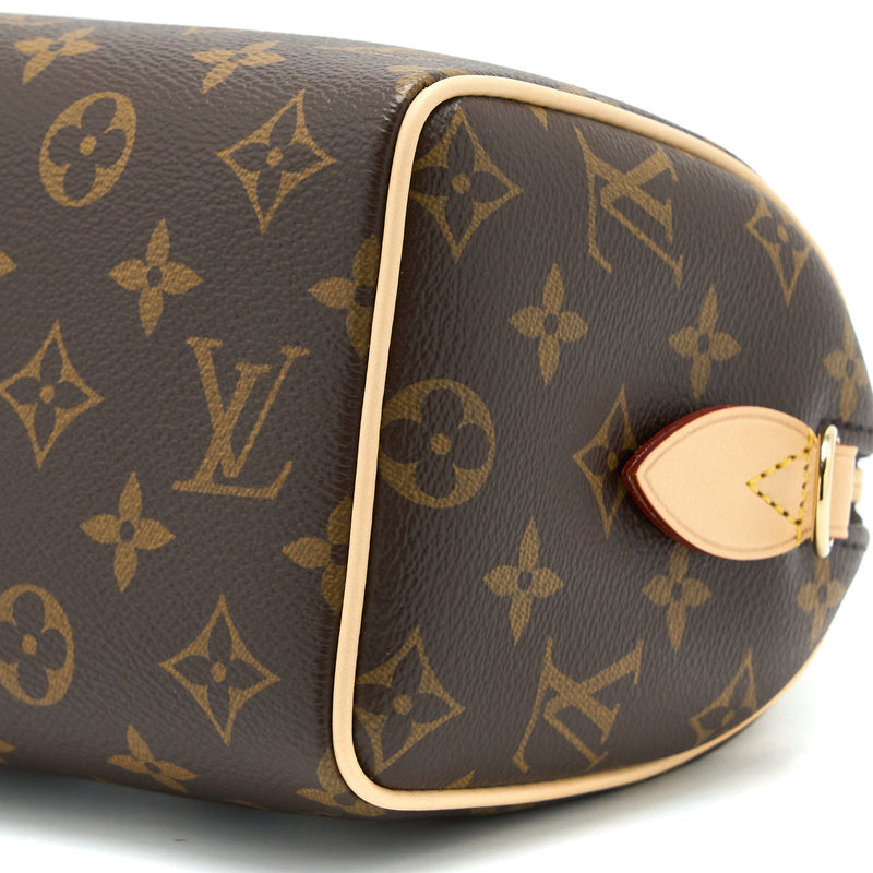 Louis Vuitton Speedy Bandouliere 20 Monogram Canvas Black Strap GHW (New Version)