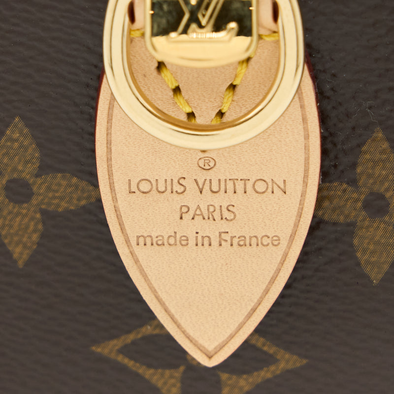 Louis Vuitton Speedy Bandouliere 20 Monogram Canvas Black Strap GHW (New Version)