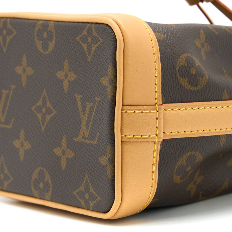 Louis Vuitton Nano Noe Monogram Canvas GHW