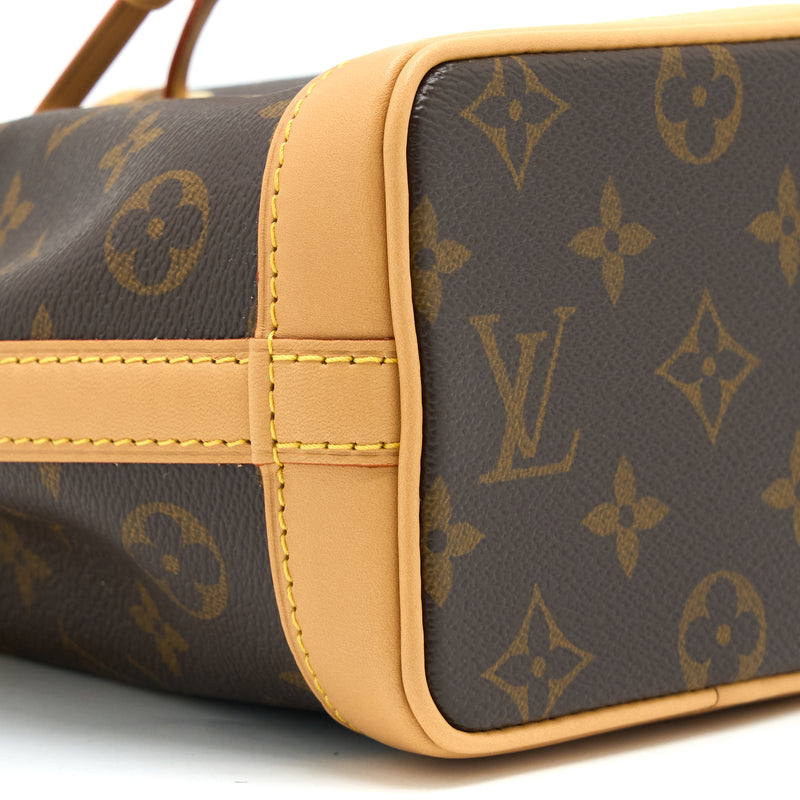 Louis Vuitton Nano Noe Monogram Canvas GHW