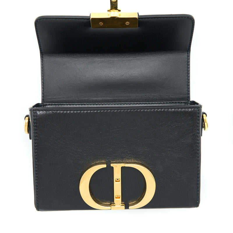 Dior 30 Montaigne Mini Box Bag Lambskin Black GHW