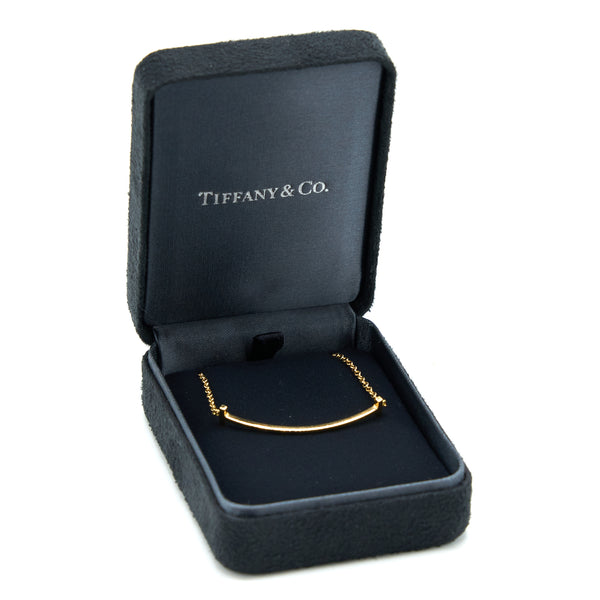 Tiffany Size SM Smile Bracelet Yellow Gold