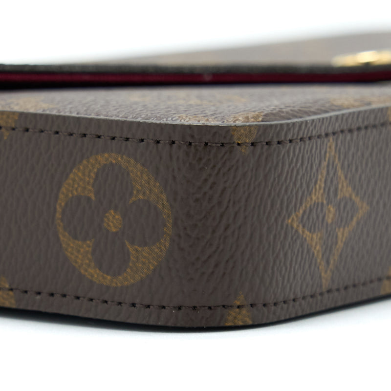 Louis Vuitton Felicie Pochette Monogram Canvas GHW