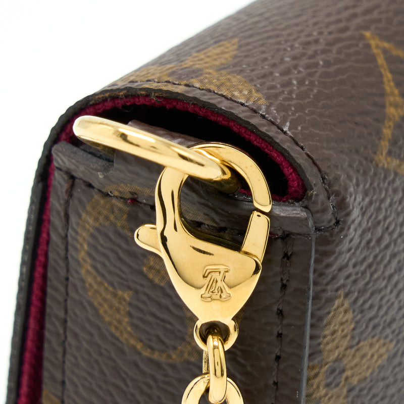 Louis Vuitton Felicie Pochette Monogram Canvas GHW