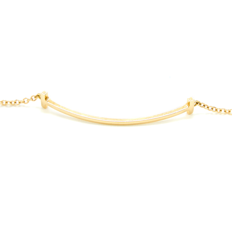 Tiffany Size SM Smile Bracelet Yellow Gold
