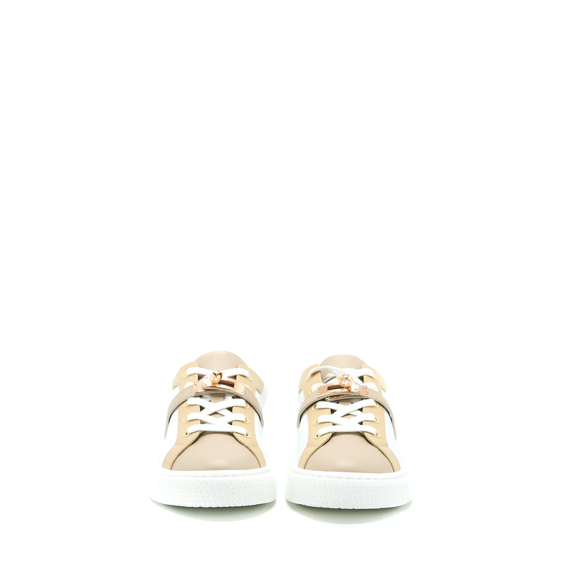 Hermes Size 38 Femme Day Sneaker Calfskin Multicolour RGHW