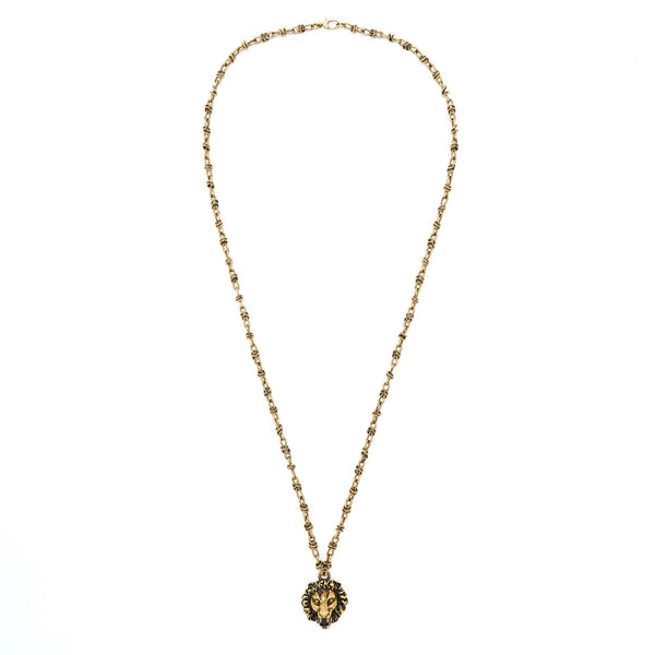 Gucci Lion Long Necklace (Large Version)