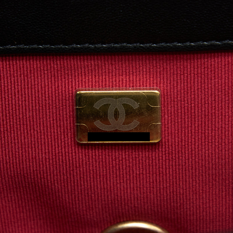 Chanel Small 19 Bag Lambskin Black Multicolour Hardware (Microchip)
