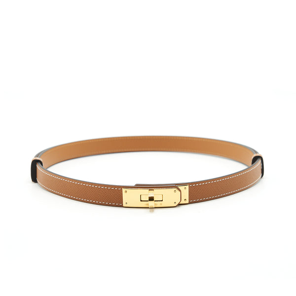 Hermes Kelly 18 Belt Gold with GHW Stamp Y