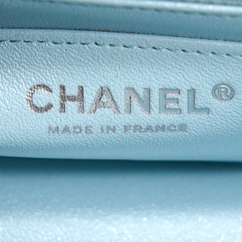 Chanel 21K Mini Rectangular Flap Bag Lambskin Multicolour Ombré Irides