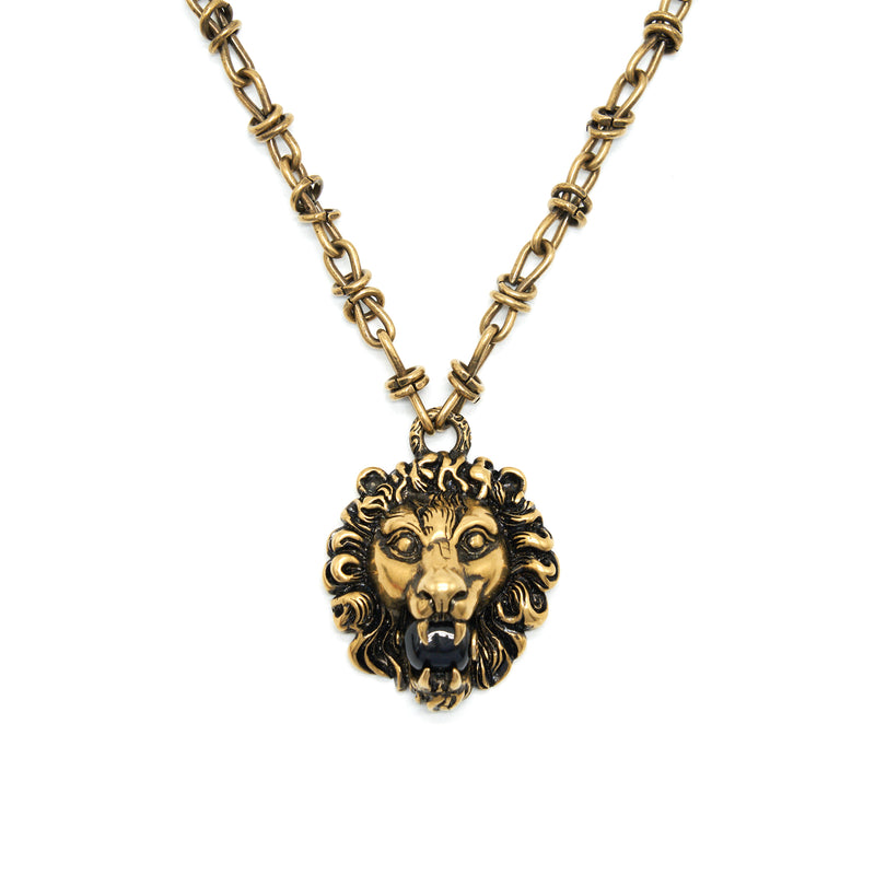 Gucci Lion Long Necklace (large Version)