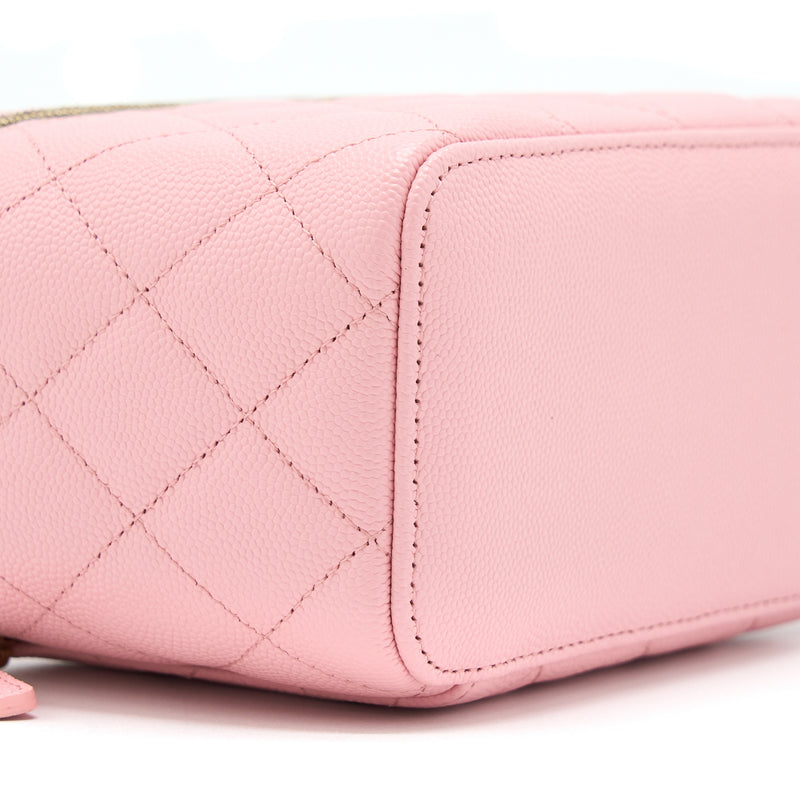 Chanel 22C Long Vanity With Chain Caviar Pink LGHW