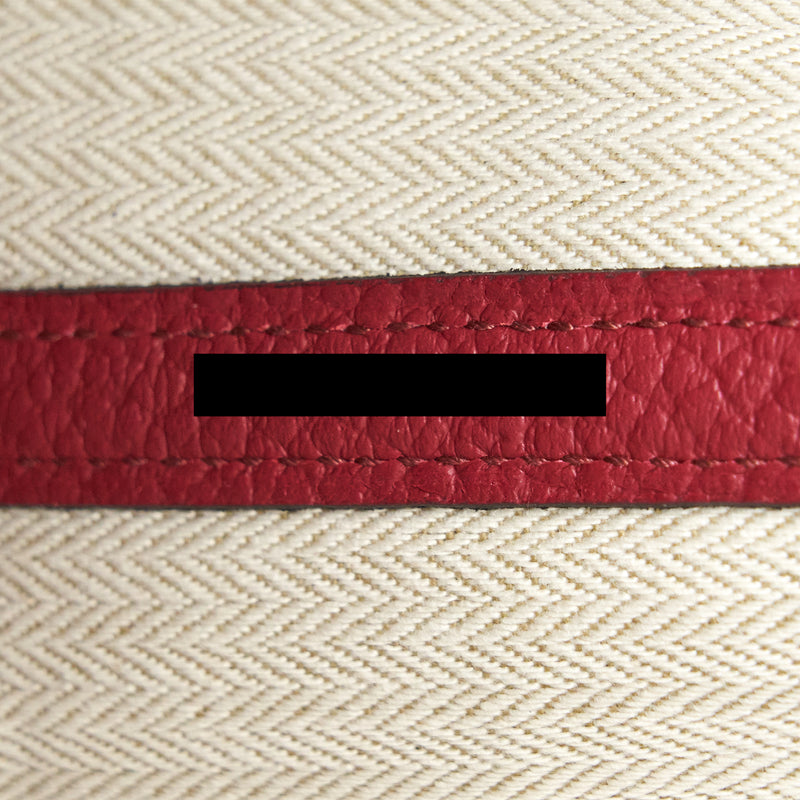 Hermes Garden Party 30 Vache Country K1 Rouge Grenat SHW Stamp U