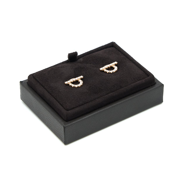 Hermes Finesse Earrings Rose Gold Diamonds