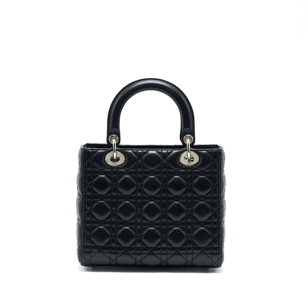 Dior Medium Lady Dior Lambskin Black SHW