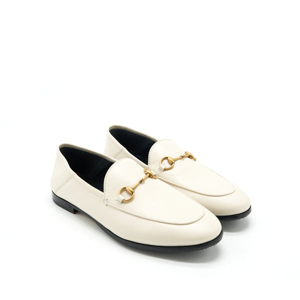 Gucci size38 Loafers 1953 Horsebit Cream