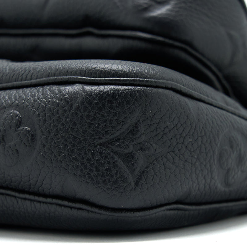 Louis Vuitton Multi Pochette Accessories Monogram Empriented Black GHW (New Version)