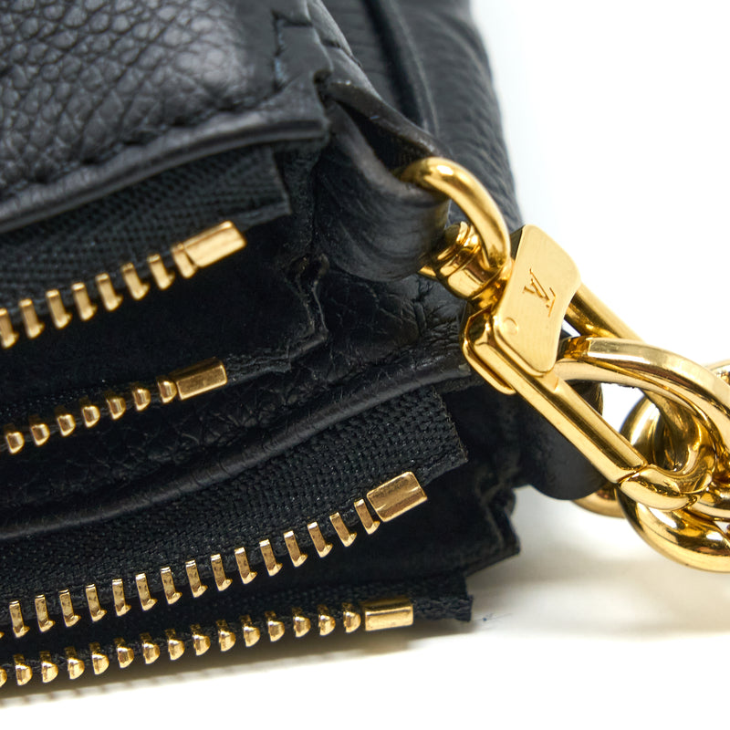 Louis Vuitton Multi Pochette Accessories Monogram Empriented Black GHW (New Version)