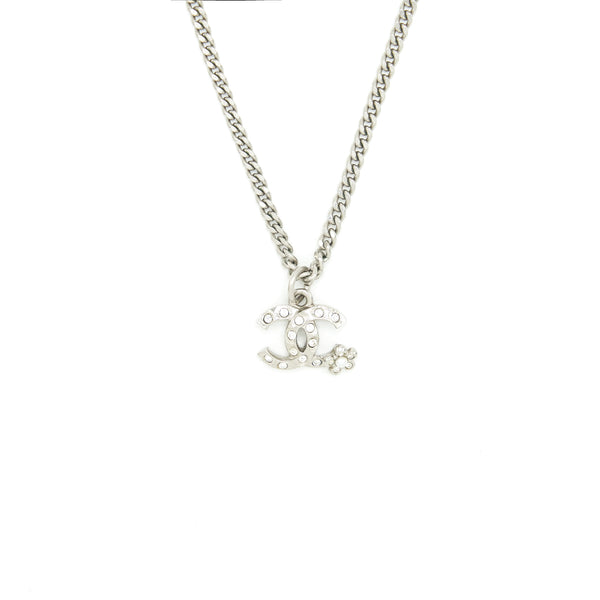 Chanel mini CC logo necklace SHW