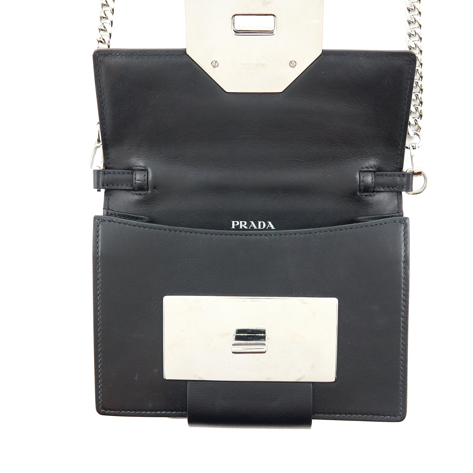 絶対的な信頼 Ribbon Plex Prada Bag SHW Multicolour Calfskin Crystal カットソー(長袖/七分)