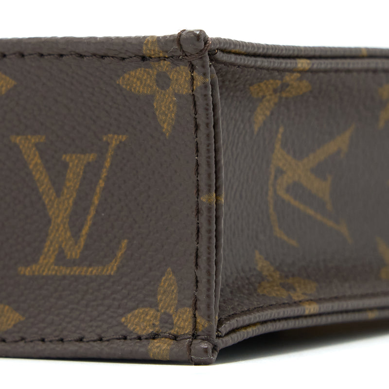 Louis Vuitton Petit Sac Plat Monogram Canvas GHW (New version)
