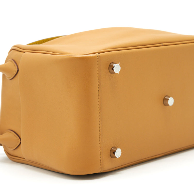 Hermes Lindy 26 Swift Sesame/Lime SHW Stamp Z