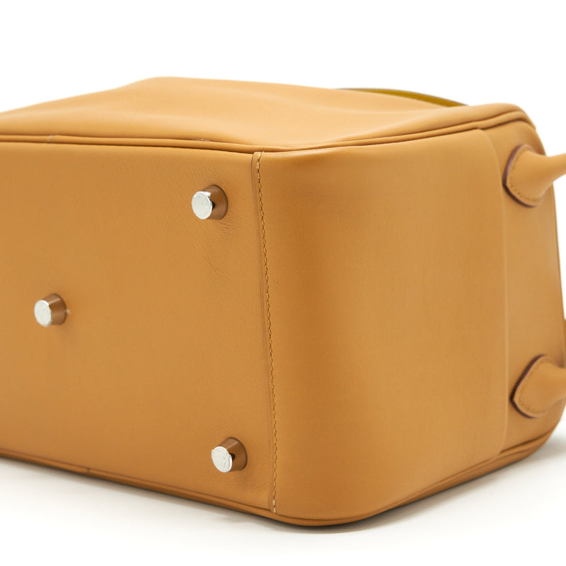 Hermes Lindy 26 Swift Sesame/Lime SHW Stamp Z