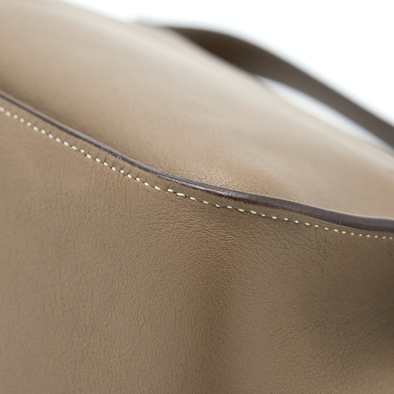 Hermes Jypsiere 28 Swift Etoupe SHW Stamp Square P