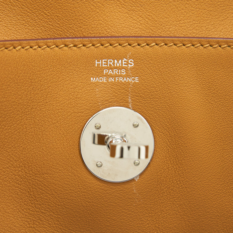 Hermes Lindy 26 Swift Sesame/Lime SHW Stamp Z
