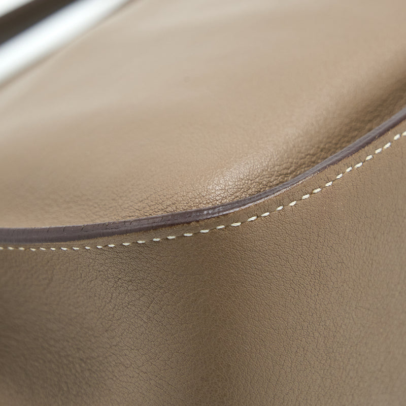 Hermes Jypsiere 28 Swift Etoupe SHW Stamp Square P