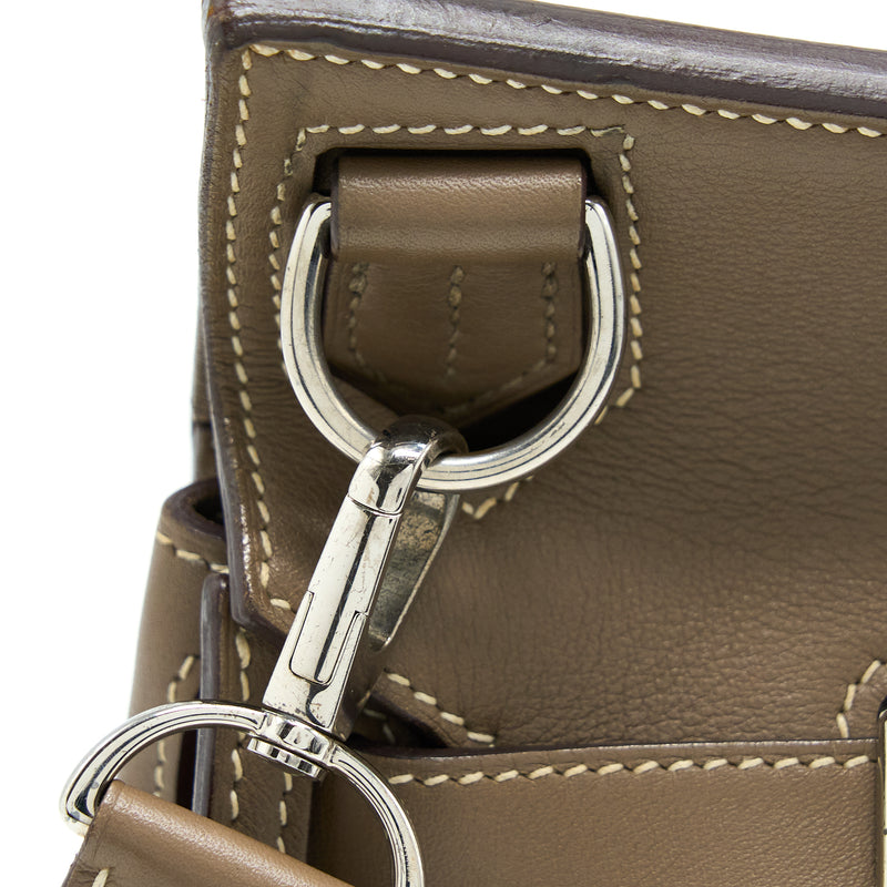 Hermes Jypsiere 28 Swift Etoupe SHW Stamp Square P