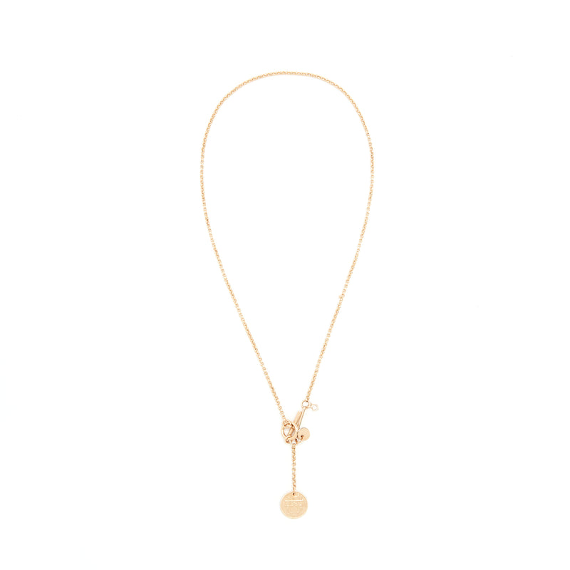 hermes Ex-libris small modal pendant Rose gold