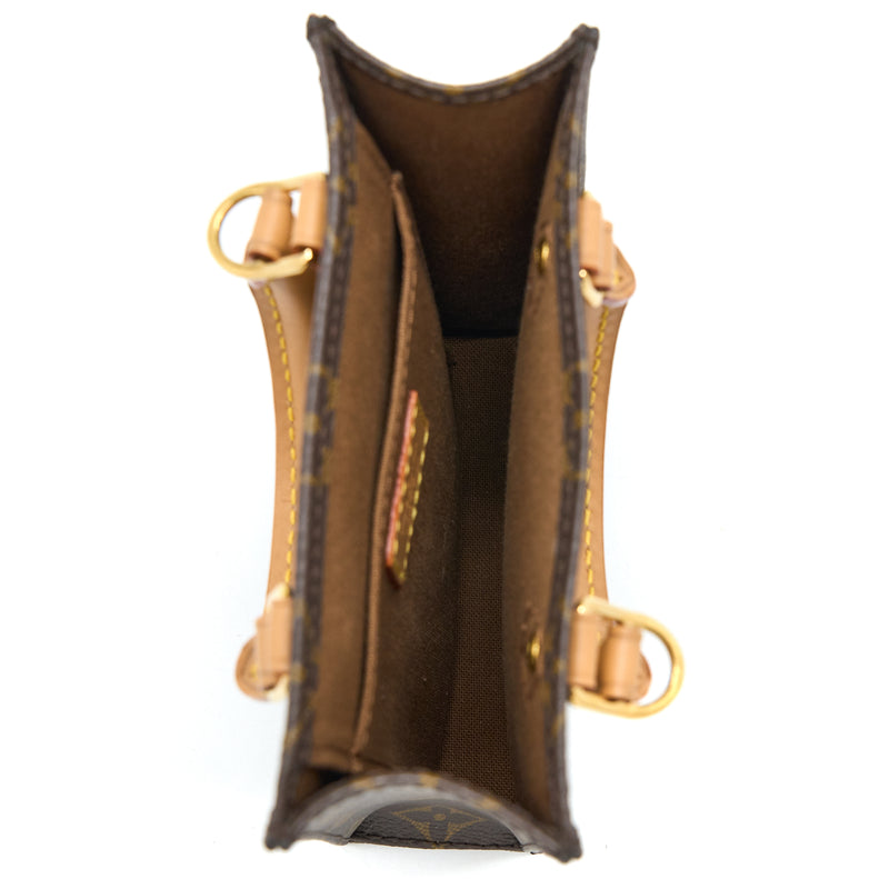 Louis Vuitton Petit Sac Plat Monogram Canvas GHW (New version)
